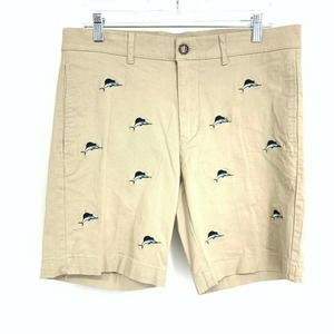 Vintage 1946 Casual Chino Shorts Embroidered